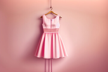 A beautiful short dress. Summer outfit. Flirty and Fun. Mini Dress. Generative AI