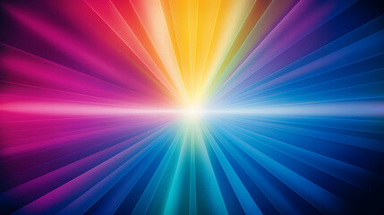 Rainbow glare spectrum with gay pride colors vector illustration. Generative AI.
