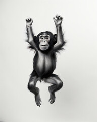 Gorilla wildlife isolated face primate nature ape mammal monkey portrait animal wild