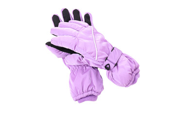 PNG,warm, winter gloves, isolated on white background