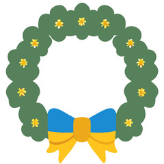 wreath of flowers