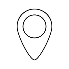 map marker,location pin,map pin icon on white backround