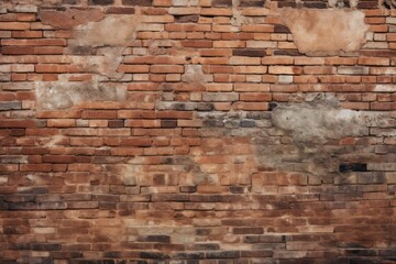 Antique Brick Wall Texture. Textured surface of an aged and antique brick wall.