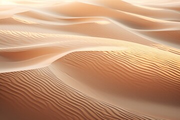 Fototapeta na wymiar Abstract Sand Ripples. Abstract patterns of wind-blown sand ripples in a desert.