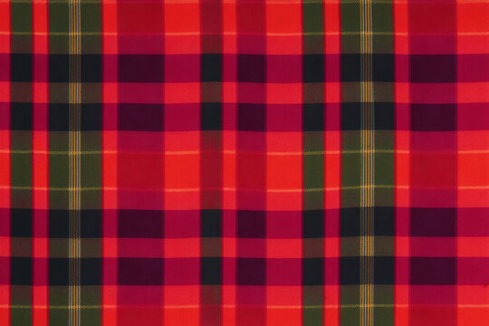 Picknickdecke Im Schottenkaro – Weiche Fleece-Decke 120x150 Cm In Rot Für Drinnen & Draußen