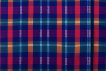 A beautiful plaid pattern background. Scottish tartan. A Fabric pattern. Generative AI