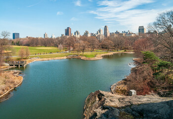 Obraz premium Belvedere Castle, folly in Central Park in Manhattan, New York City