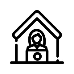 Work From Home Icon
