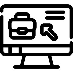 Remote Business Icon