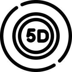 5D Data Storage Icon
