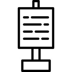 Fototapeta premium Mupi Icon