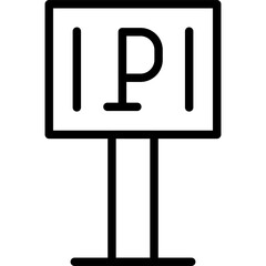 Parking Sign Icon