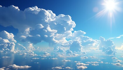blue sky background with clouds