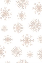 Set of snowflakes. Generative AI. 