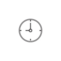 Clock vector. The most important clock vector for the subject for all mankind .icon design