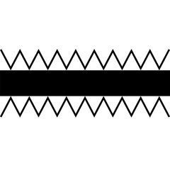 Abrasion resistant icon symbol simple design