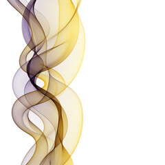 Fototapeta premium Color wave on a black background. Design element. eps 10