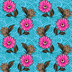 Textile Pattern Vectors Design print AI Generation