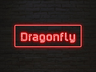 Dragonfly のネオン文字