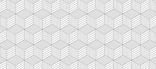 幾何学 抽象 白 黒 六角形 ストライプ 背景