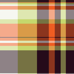 Pattern textile plaid of vector tartan check with a seamless texture background fabric.
