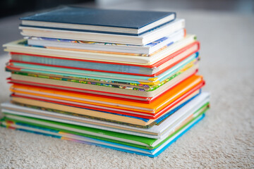 Stack of Children's Books with Fairy tales