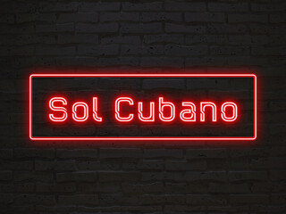 Sol Cubano のネオン文字