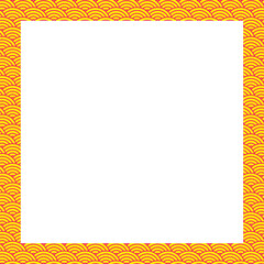 Obraz premium asian border frame