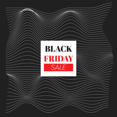 Black Friday Sale Abstract Background for Social Media