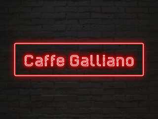 Caffe Galliano のネオン文字