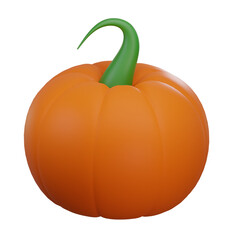 Pumpkin 3D Illustration