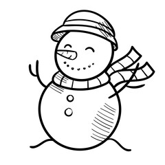 Kawaii Christmas Doodle Set