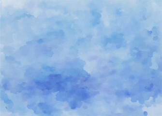 Abstract of blue watercolor background