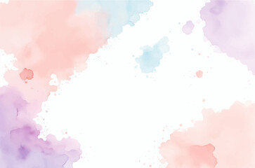 Obraz premium Abstract watercolor background with watercolor, Orange watercolor, Pink watercolor, abstract watercolor background with watercolor splashes