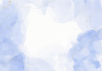Blue watercolor background, watercolor background with watercolor