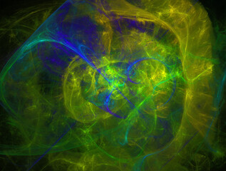 Imaginatory fractal abstract background Image