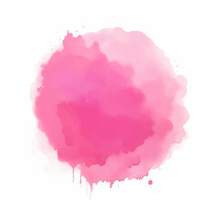 pink watercolor splashes