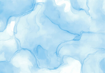 Naklejka premium Blue watercolor background, Abstract blue watercolor background with colors . watercolor scraped grungy background, blue ice texture
