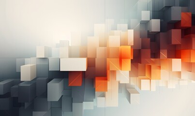 A vibrant display of geometric beauty, captured in a screenshot of an abstract art piece featuring a group of colorful cubes