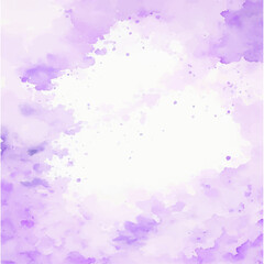 Purple background with space. Fantasy smooth light purple watercolor paper textured. Soft Pink watercolor background