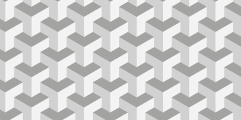 Seamless geometric pattern with shape. Gray geometric background. Abstract geometric pattern. color art style tile wallpaper .	

