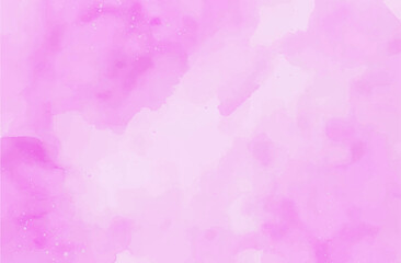 Abstract Pink watercolor background with colors