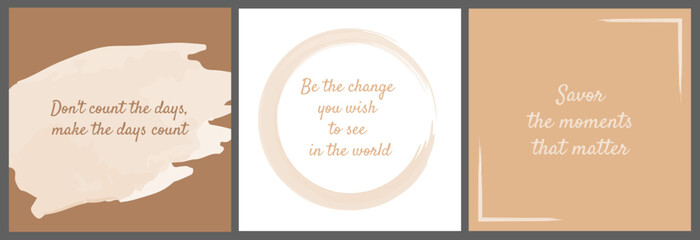 brown card with place for text. For invitation, flyer, poster, card, banner, brochure, post in social networks, advertising.	