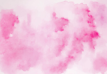 Pink watercolor abstract background. Watercolor pink background. Abstract pink texture