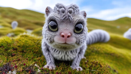 Easter Enchantment: A Whimsical Springtime Companion - AI Generated Illustration, Realistic