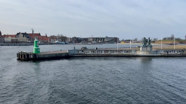 view from the ship to Kronborg fortress