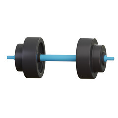 Barbell Gym 3D Illustration