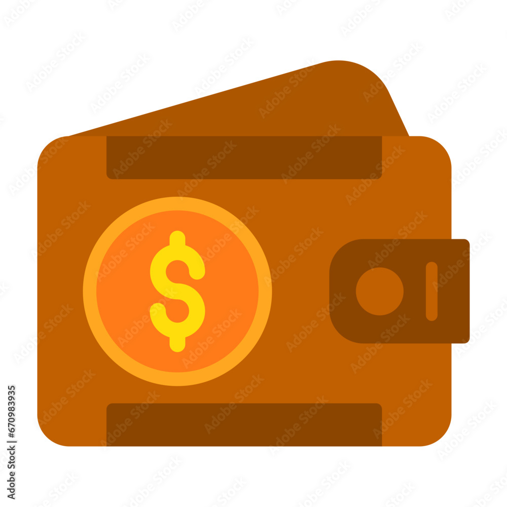 Wall mural Wallet Icon