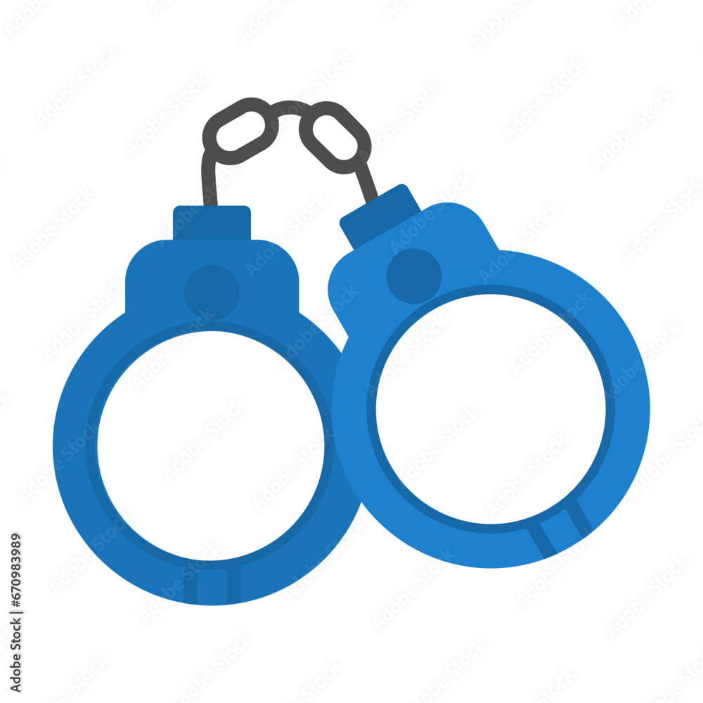 Canvas Prints Handcuffs Icon