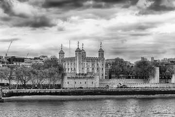 Fototapeta premium Tower of London, iconic Royal Palace and Fortress, England, UK